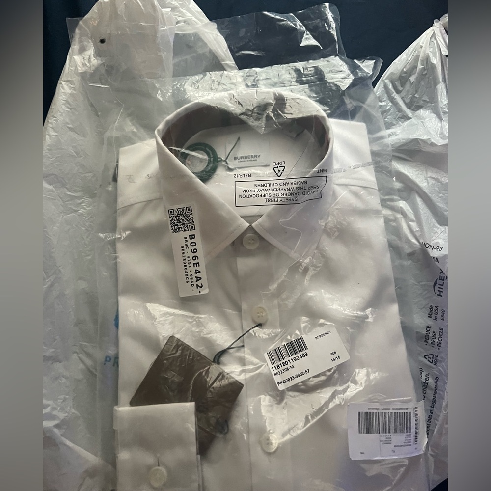 Burberry Stretch Cotton Shirt